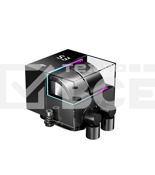 Система охлаждения PCCooler DS360 BK (310W, 360мм, LED temp., Black, ARGb Pump/Fans: 3x120мм, 86.73CFM, 28dBA, 2200RPM/Pump height 67мм, 28dBA, 3200RPM, Rad thickness 27мм/S: 1851, 1700, 1200, 20XX, 115X, AM5, AM4)