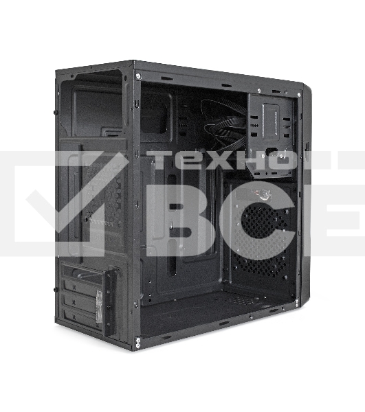 Компьютерный корпус Minitower ExeGate EX286412RUS BA-309 (mATX, без БП, 2*USB, HD аудио, черный)