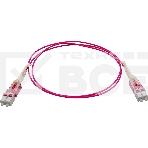 Патч-корд Lanmaster LAN-2LC-2LC/OM4H-1.0 2x50/125 OM4 LC дуплекс-LC дуплекс 1м LSZH розовый, фото 1