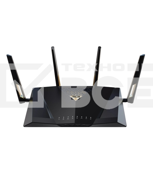 Маршрутизатор ASUS RT-BE88U, черный/желтый, 90IG08V0-MO3N0V