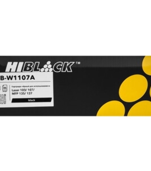 Чип Hi-Black к картриджу HP Laser 107a/r/135a/137fnw (W1107A), Bk, 1К