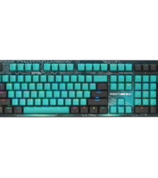 Клавиатура Raskat KM002 UV проводная, USB Type-A, зелёный (UV)