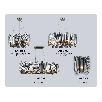 Светильник Ambrella light LH31207/2 SN/SM сатин никель/дымчатый E14*2 max 40W 220*150*270, фото7