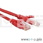 Патч-корд Hyperline PC-LPM-UTP-RJ45-RJ45-C5e-1.5M-LSZH-RD Патч-корд U/­UTP, Cat.5е, LSZH, 1.5 м, красный , фото 1