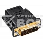 Адаптер Buro HDMI-19FDVID-M_ADPT HDMI-19M(F)/DVI-D(M) с позол. конт., фото2