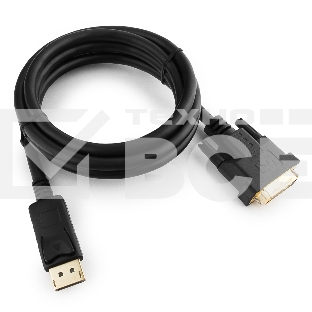 Кабель DisplayPort-DVI Gembird/Cablexpert  1.8м, 20M/19M, черный, экран, пакет(CC-DPM-DVIM-6)