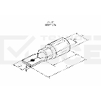Клемма плоская изолированная штекер 6.3 мм 4-6 мм² (РПи-п 6.0-(6.3)) желтая Rexant, фото3
