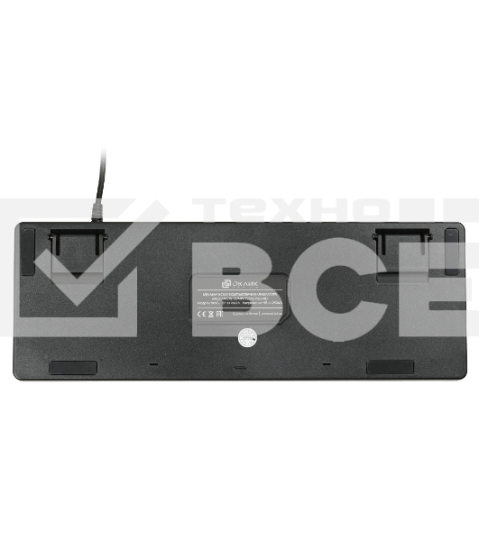 Клавиатура Oklick 969G SHOTGUN проводная, USB, черный
