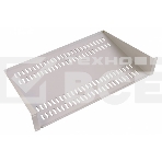 Полка стационарная ЦМО МС-40 2U нагр.:15кг. 19' 400мм серый (упак.:1шт), фото 1