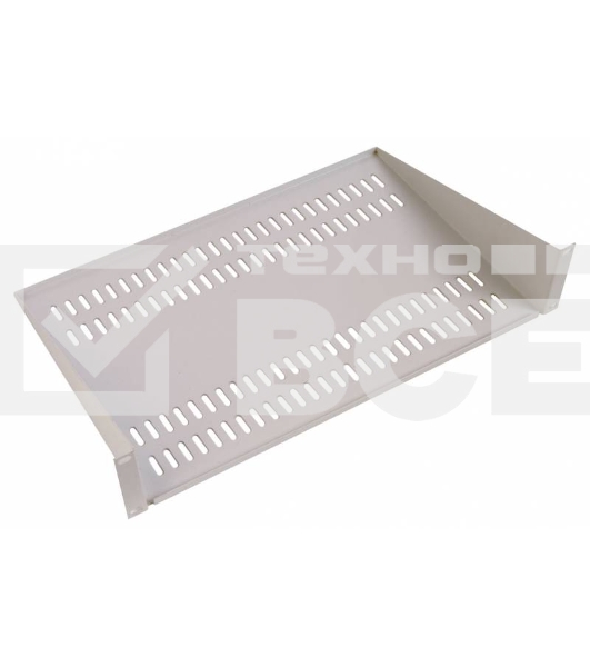 Полка стационарная ЦМО МС-40 2U нагр.:15кг. 19' 400мм серый (упак.:1шт)