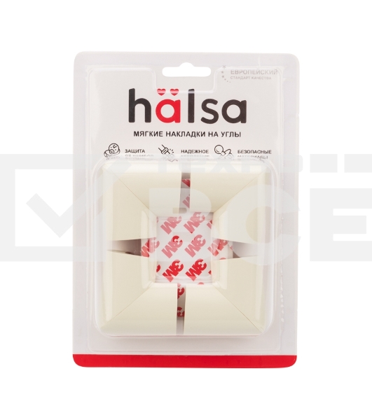 Мягкие накладки-протекторы для мебели (34x11x50 мм) 4 шт.