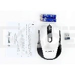 Мышь беспроводная Gembird MUSW-420-4 серебристый, 1600 dpi, радиоканал, USB, кнопки - 4, фото2