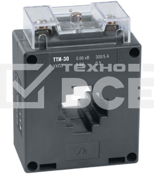 Трансформатор тока ТТИ-30 150/5А кл. точн. 0.5S 5В.А ИЭК ITT20-3-05-0150