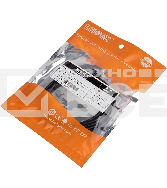 Кабель USB (m)-USB Type-C (m) 2м черный