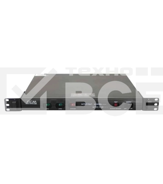 Источник бесперебойного питания Powercom King Pro RM KIN-600AP RM 360Вт 600ВА черный
