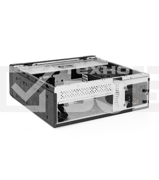 Компьютерный корпус Desktop ExeGate FL-102-TPS400 (mini-ITX, БП TPS400 с вент. 8см, 2*USB + 1*USB3.0, аудио, черный)