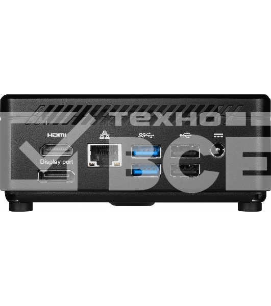 Неттоп/платформа MSI Cubi 5 12M-067BRU i5 1235U (1.3) Iris Xe noOS GbitEth WiFi BT 65W черный (936-B0A811-067)