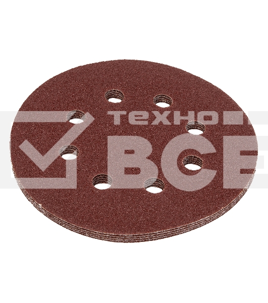 Круг абразивный Matrix на ворсовой подложке под 