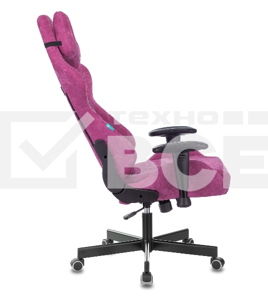 Кресло игровое Бюрократ VIKING KNIGHT LT15 FABRIC малиновый крестовина металл/пластик