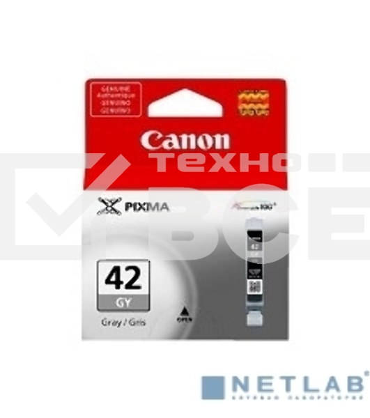 Картридж струйный CLI-42GY (6390B001) для Canon PIXMA PRO-100, серый, 492 стр.