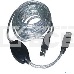 Кабель VCOM VUS7049-15M Кабель-адаптер USB2.0-repeater, удлинительный активный <Am-->Af> 15м, фото12