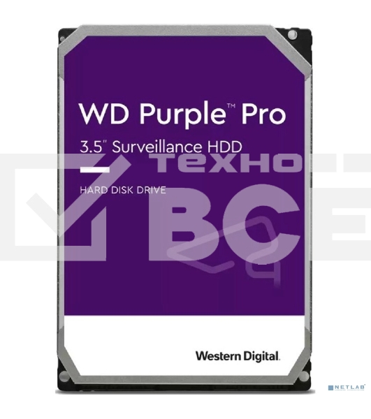 Жесткий диск WD Original SATA-III 14Tb WD141PURP Video Purple Pro (7200rpm) 512Mb 3.5