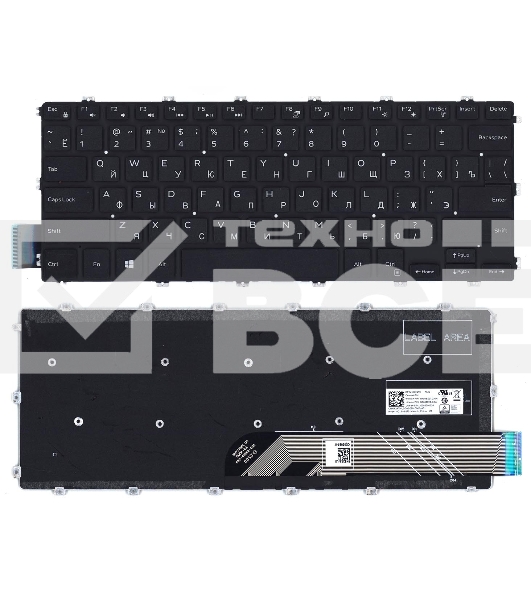 Клавиатура для ноутбука Dell Latitude 3400 (6CY26) черная