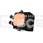 Система охлаждения PCCooler DS360 BK (310W, 360мм, LED temp., Black, ARGb Pump/Fans: 3x120мм, 86.73CFM, 28dBA, 2200RPM/Pump height 67мм, 28dBA, 3200RPM, Rad thickness 27мм/S: 1851, 1700, 1200, 20XX, 115X, AM5, AM4), фото3