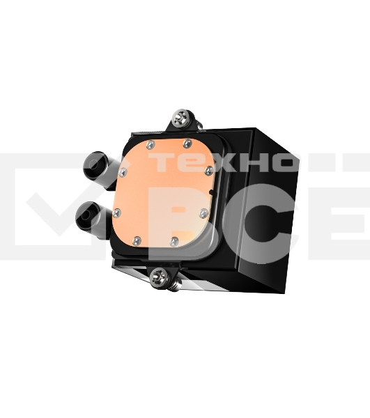 Система охлаждения PCCooler DS360 BK (310W, 360мм, LED temp., Black, ARGb Pump/Fans: 3x120мм, 86.73CFM, 28dBA, 2200RPM/Pump height 67мм, 28dBA, 3200RPM, Rad thickness 27мм/S: 1851, 1700, 1200, 20XX, 115X, AM5, AM4)