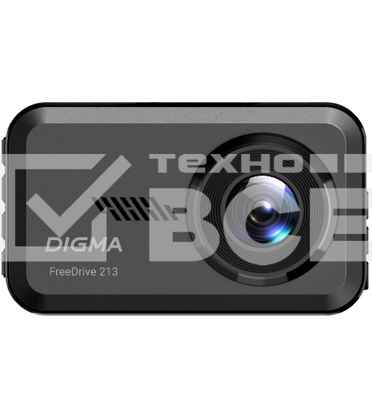 Видеорегистратор Digma FreeDrive 213 черный 2Mpix 1440x2560 126гр.