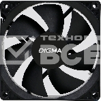 Вентилятор для корпуса Digma DFAN-90 черный, 90 мм, 1800 об/мин, 23 дБ, 3 pin, фото6