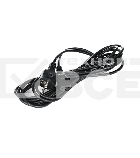 Кабель компьютер - розетка 220V <5.0м> (Европейский стандарт)  <TP021-5.0-BK> Кабель компьютер - розетка 220V <5.0м> (Европейский стандарт)  <TP021-5.0-BK>