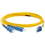 Патч-корд LANMASTER LAN-2LC-2SC/SU-2.0 2x9/125 OS1/OS2 LC дуплекс-SC дуплекс 2м, фото 1