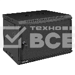 Шкаф телекоммуникационный 19' настенный 6U ExeGate EC-WM-6U.450.M.BLACK (19', 6U, 600x450x370мм (ШхГхВ), передняя дверь металл, съемные боковые панели, пыле- и влагозащита IP23, черный RAL 9004), фото14