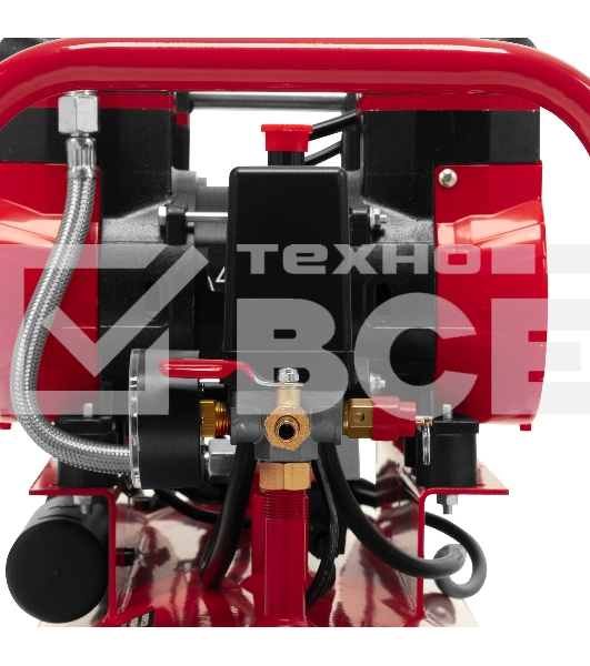 Компрессор безмасляный малошумный SPC 3000/50, 3000 Вт, ресивер 50 л, 520 л/мин MTX