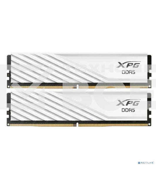 Оперативная память XPG Lancer Blade, DDR5, 32GB (2x16GB), 6000MHz, CL30, DIMM, с радиаторами, белый