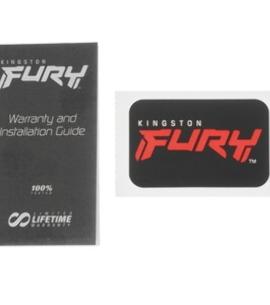 Оперативная память Kingston Fury Beast, DDR5, 16Gb (1x16Gb), 5600MHz, CL40, DIMM, радиатор, RGB, белый