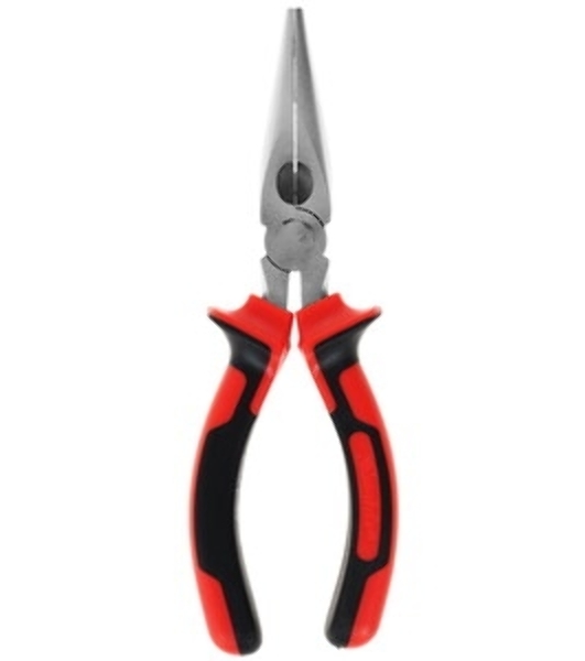 Длинногубцы Matrix NICKEL 17164 160 мм, прямые никелированные, двухкомпонентные рукоятки
