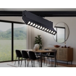 Трековый однофазный светодиодный светильник Ambrella light GL6819 BK черный LED 12W 4200K 24° 230*22*87, фото7