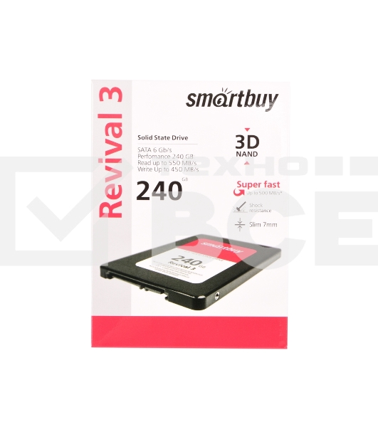 Накопитель SSD Smartbuy Revival 3, 240Gb, 2.5