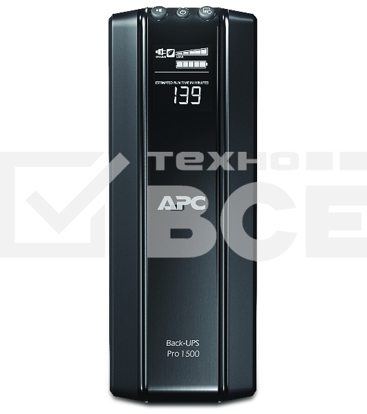 Источник бесперебойного питания APC Back-UPS Pro BR1500GI 865Вт 1500ВА черный