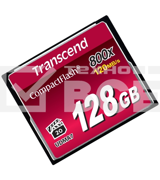 Флеш карта CF 128Gb, Transcend Ultra Speed 800X