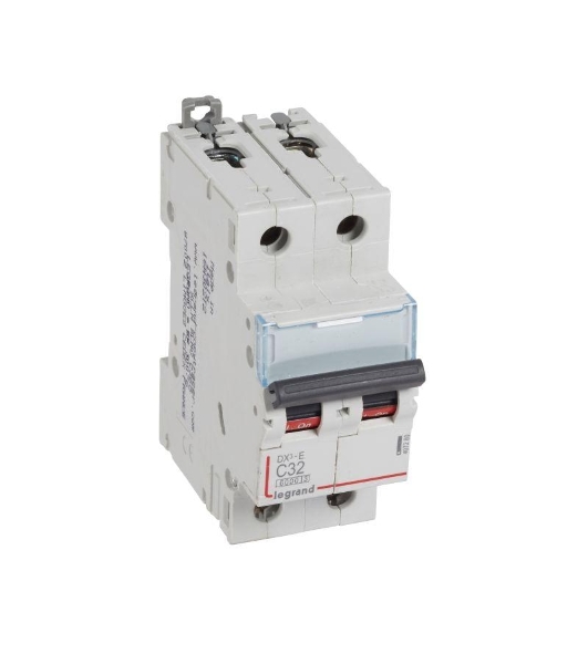 Выключатель автоматический модульный 2п C 32А 6кА DX3-E Leg 407280