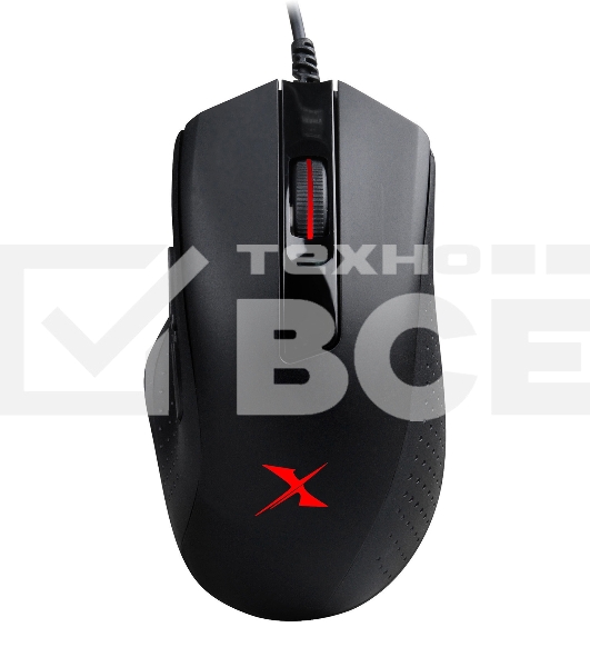 Мышь проводная A4Tech Bloody X5 Max черный, 10000 dpi, USB, кнопки - 9