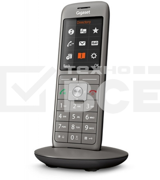 Дополнительная трубка Dect Gigaset CL660HX черный для CL660HX