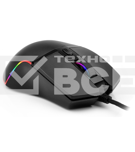 Мышь проводная Oklick 717G PROPHECY черный, 6400 dpi, USB, кнопки - 6
