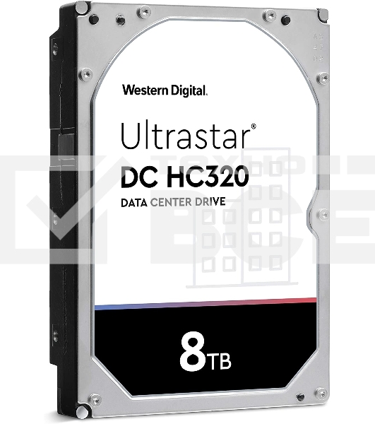Жесткий диск Western Digital Ultrastar DC HC320 SATA-III 8Tb (7200rpm) 256Mb 3.5