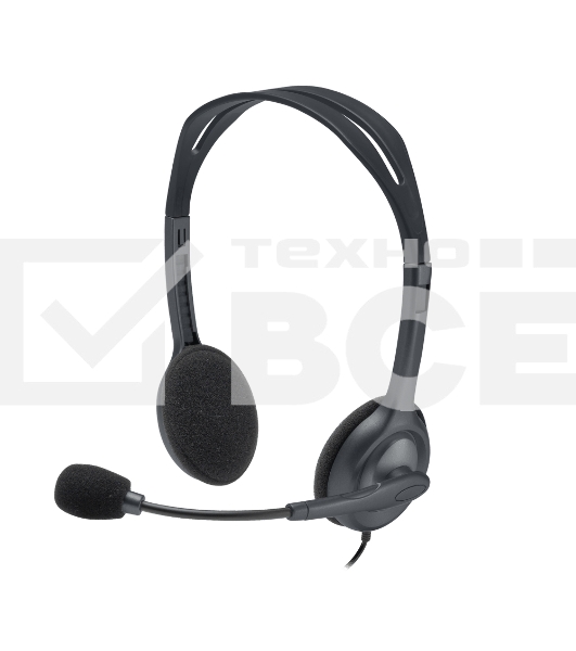 Гарнитура Logitech Headset H111 Stereo grey (981-000594/981-000593/981-000588)
