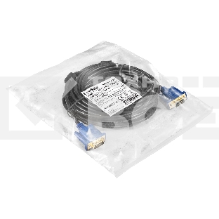 Кабель VGA Pro ExeGate EX-CC-PVGA-15M15M-7.5 (15M/15M, 7,5м, 2 фильтра, позолоченные контакты, экран)