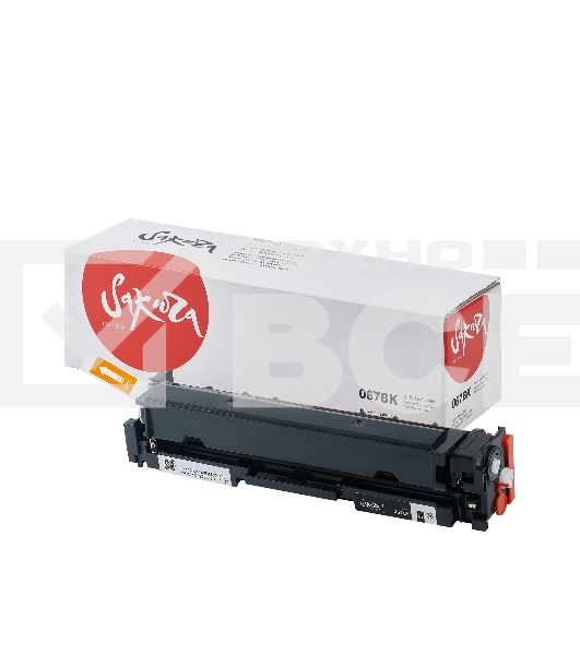 Картридж Sakura 067BK (5102C002) для Canon, черный, 1400 к.